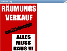 Tablet Screenshot of fischerladen.com